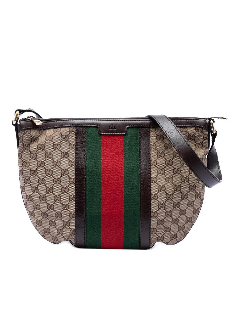 Gucci Vintage Web Saddle Messenger Bag #367641G81B
